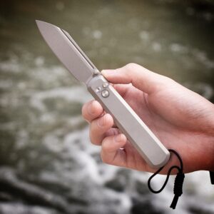 Artisan Cutlery Holm 1875 S90V Steel Blade Titanium