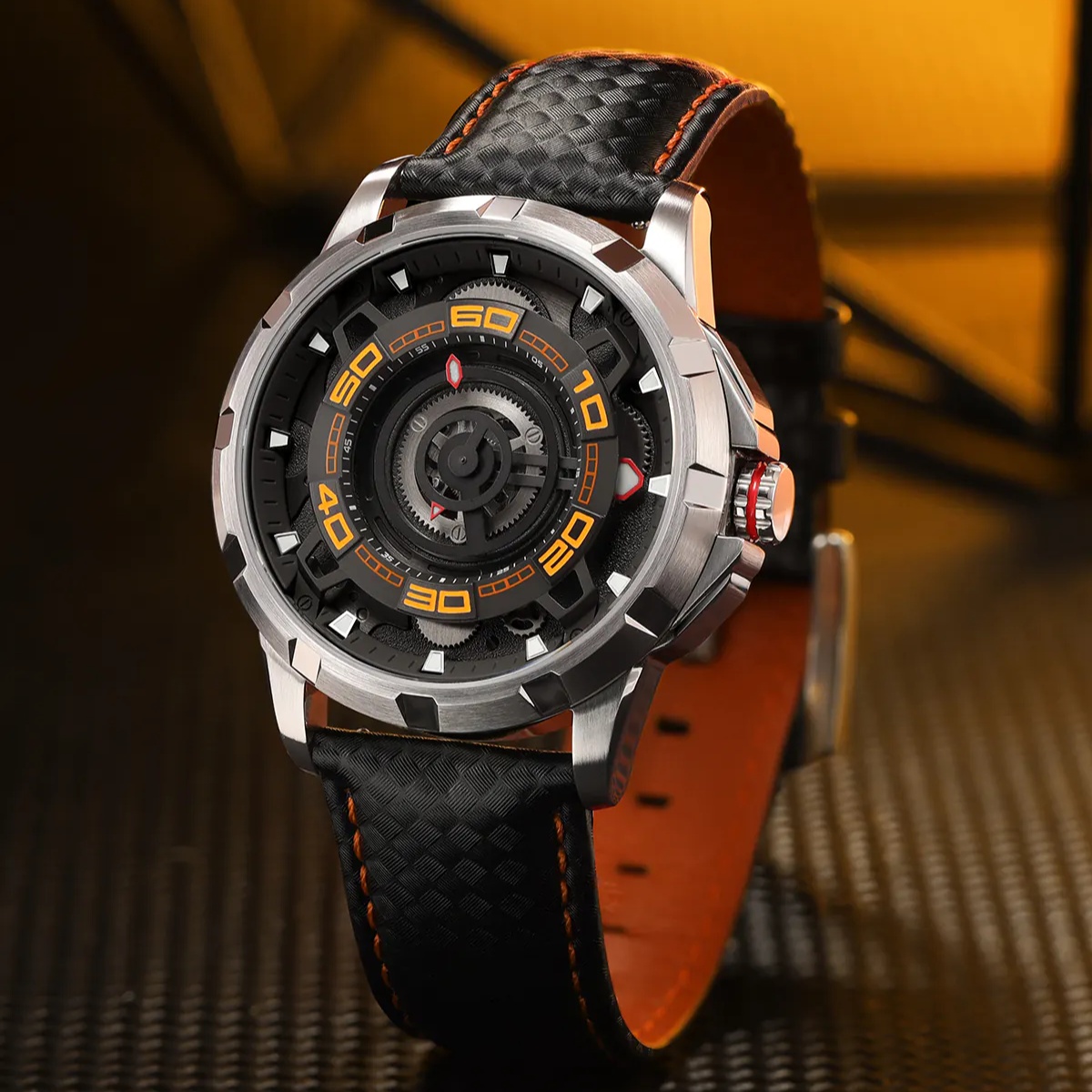 BERNY AM198M Skeleton Watch