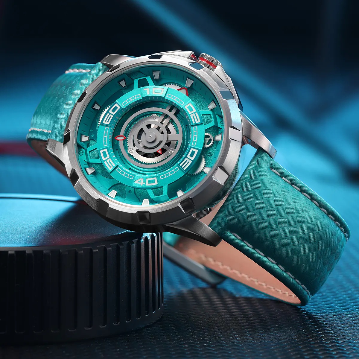 BERNY AM198M Skeleton Watch