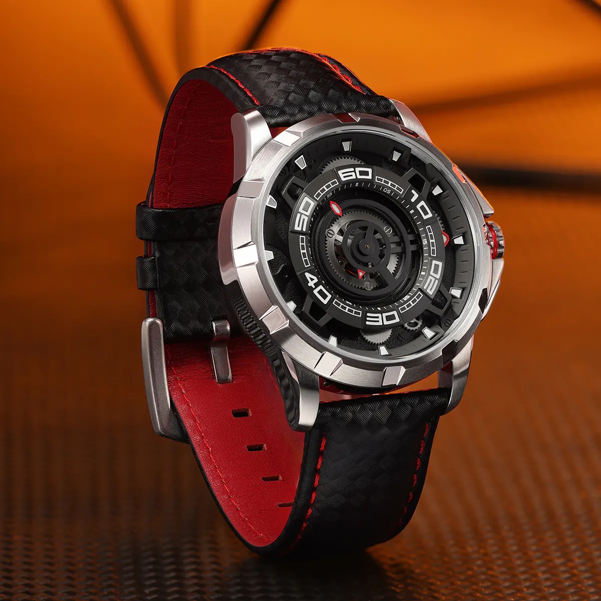 BERNY AM198M Skeleton Watch