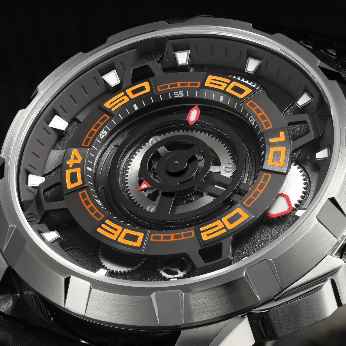 BERNY AM198M Skeleton Watch