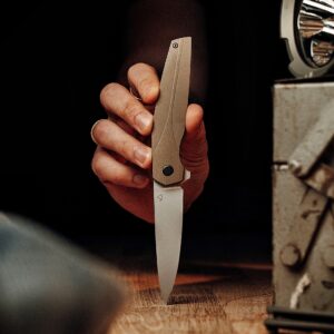 Grailer 2Ti Premium EDC-Taschenmesser in Bronze