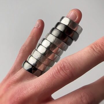 Ratchet Ring® V2 von Project Ratchet: Taktiler Fidget Ring mit Klickmechanismus
