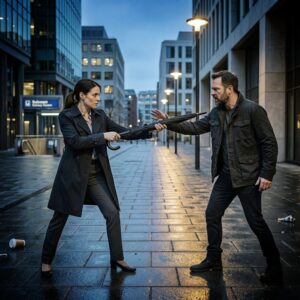 Der Sicherheitsschirm hilft Distanz zu schaffen!