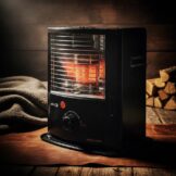 Zibro Toyotomi RS-3022 Petroleumofen in Betrieb – sicheres Heizen ohne Strom bei Stromausfall.